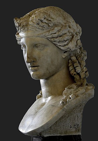 A sculpture of Dionysus